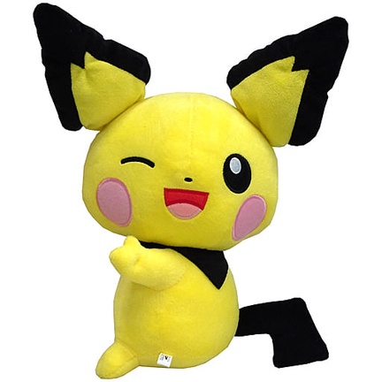 Gấu bông Pokemon Hobebita Đồ chơi nhồi bông nuigurumi Fushigidane Pichu chính hãng Nhật Bản