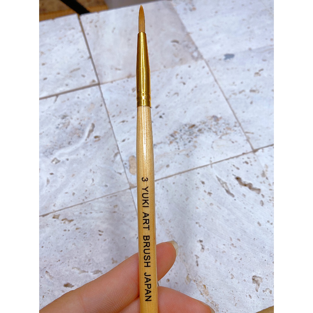 Cọ Đắp Hoa Yuki Số 2 3 4 Bút Nặn Hoa Chữ Đen - Tổng Kho Chuyên Nail Mi