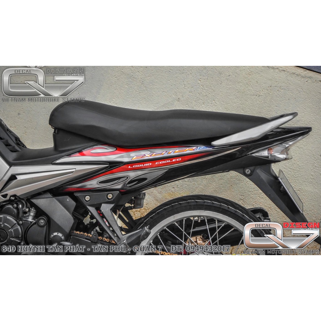 TEM RỜI EXCITER 2010 ĐỎ ĐEN