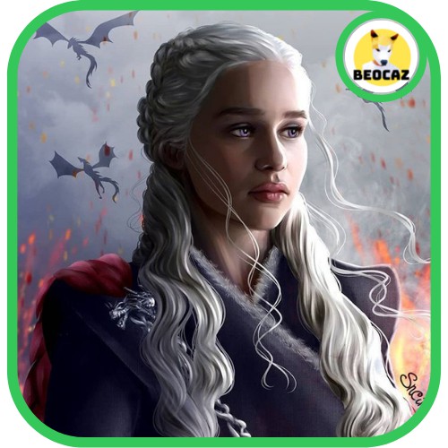 Mô hình Funko nội địa Trung to Mẹ Rồng Daenerys Targaryen cưỡi rồng Game of Thrones Trò Chơi Vương Quyền - Tặng Hộp