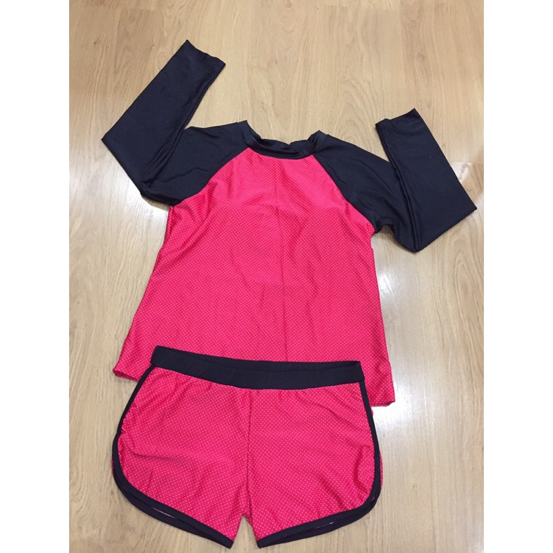 Áo tắm tay dài dáng thể thao size xl | BigBuy360 - bigbuy360.vn