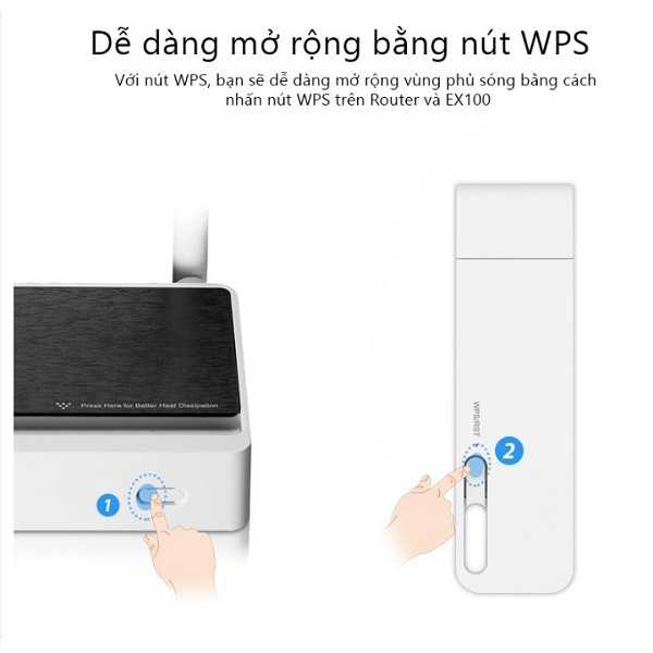 Thiết bị Kích sóng TOTOLINK EX100 | BigBuy360 - bigbuy360.vn