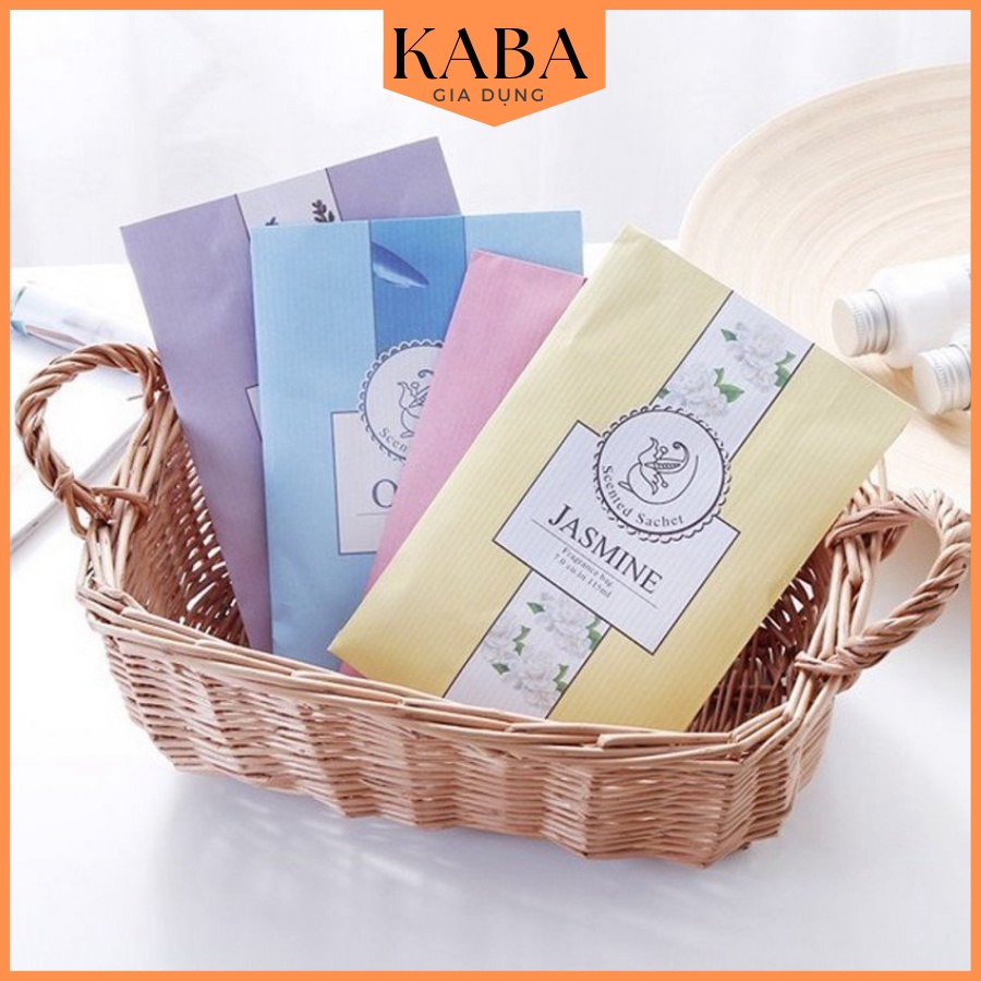 Túi Thơm Để Tủ Quần Áo Túi Thơm Vỏ Lúa Mạch Có Móc Treo Phòng Ngủ Nhà Vệ Sinh KABA