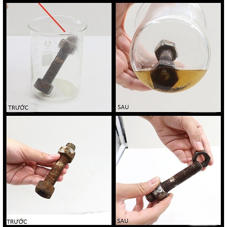 Bình Xịt Tẩy Rỉ Sét Bôi Trơn Chống Ăn Mòn Nian Run 550ml Tặng Kèm 02 MócTreo Dán Tường