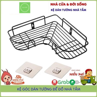 Kệ Để Đồ Góc Nhà Tắm Cao Cấp, Tặng Kèm Miếng Dán Tường Chịu Lực T&M