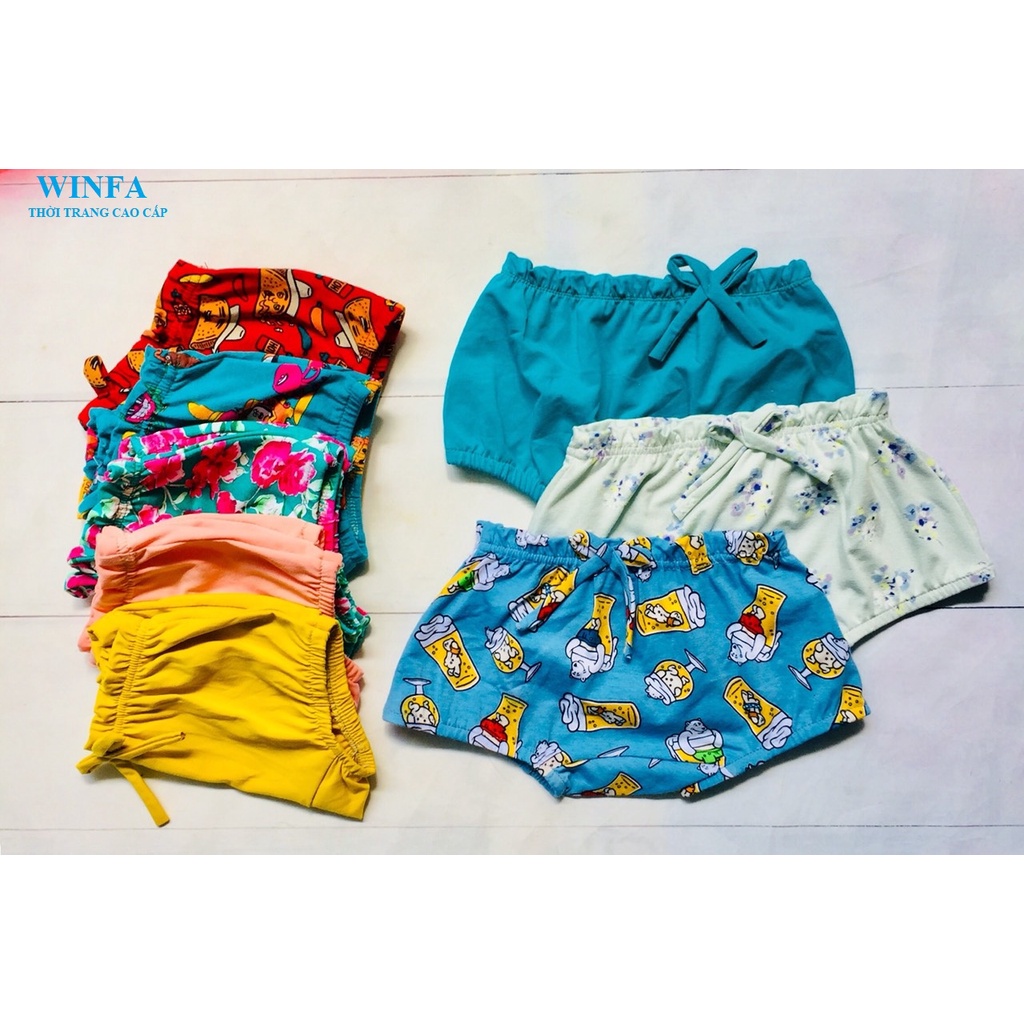 Quần chip bé gái - Quần lót bé gái xinh xắn  thun coton co giãn 4 chiều, thoáng mát, thấm hút tốt