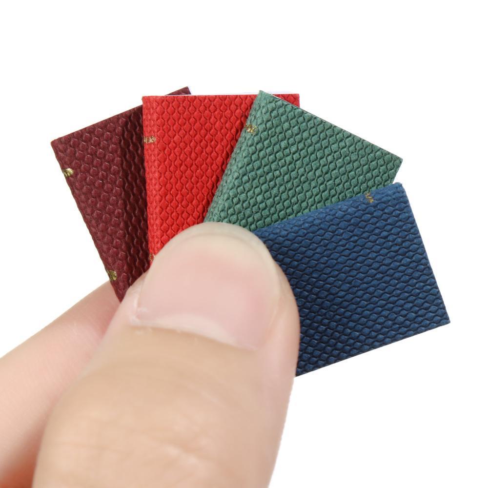 4 Cuốn Sách Mini Tỉ Lệ 1 / 12 Cho Nhà Búp Bê