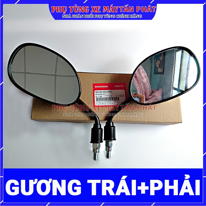 Gương Kiếng Xe Máy Chân Ngắn  Chính Hãng HonDa Wave /Future /Dream /Winner /Sonic /Vario /Axelo