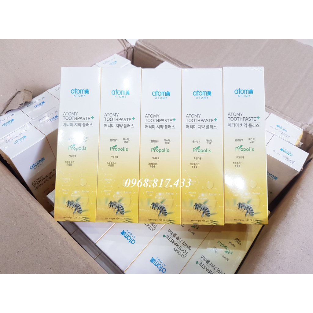 Kem đánh răng keo ong ATM Toothpaste Hàn Quốc 200g