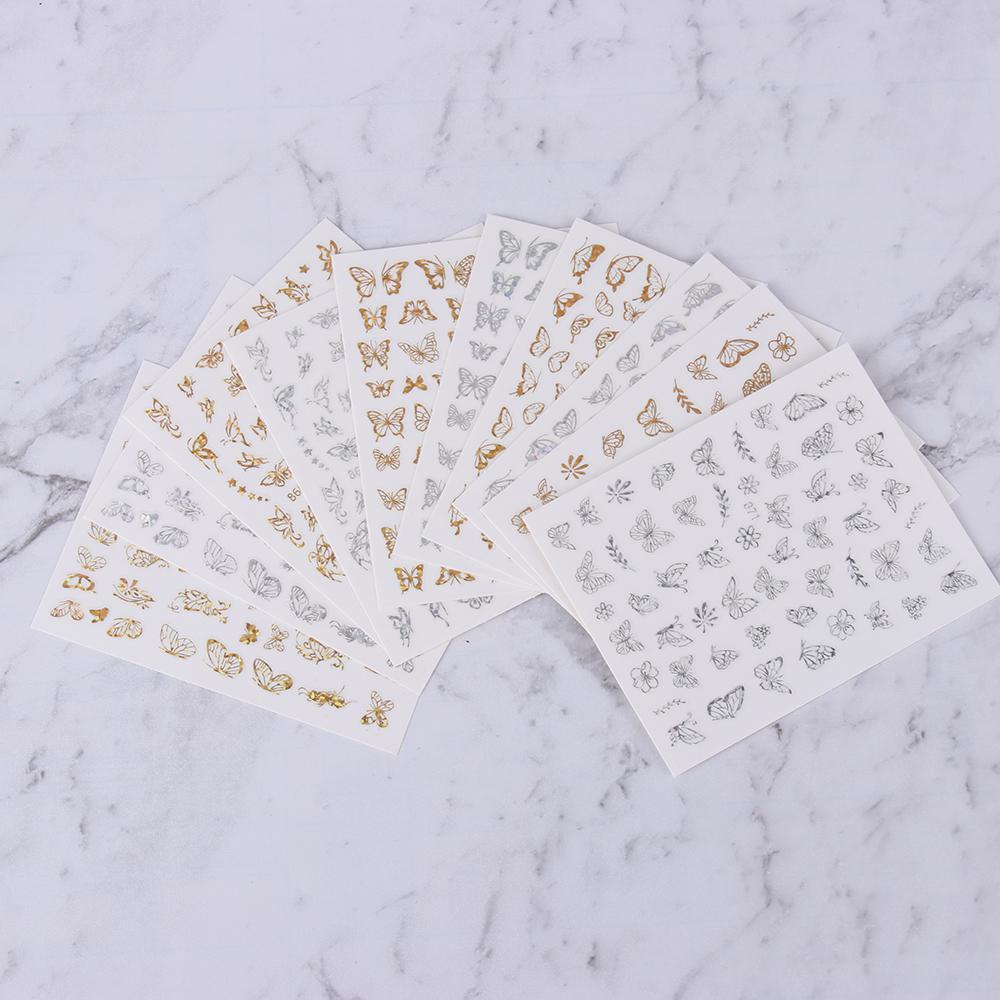 NIUYOU Giấy Foil Dán Móng Nghệ Thuật