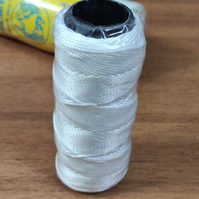 Dây thả diều, dây nhợ thợ hồ xây dựng số 18 cuộn nhỏ ~ 60g (tính cả ống cuộn 84g)