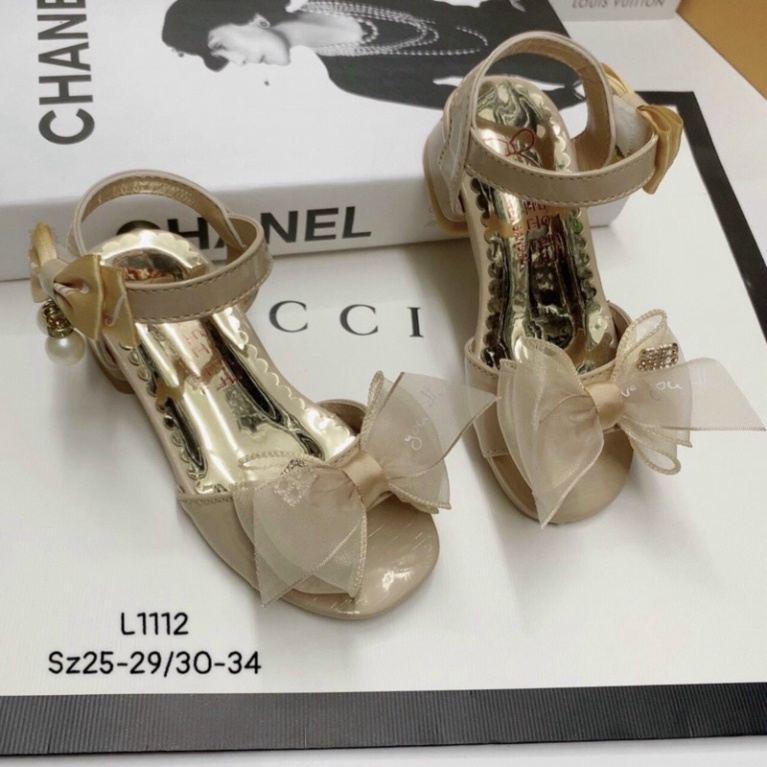 [Mẫu Mới Về 2022] DÉP SADAN CAO GÓT(3p) CHO BÉ GÁI SIZE 25-34