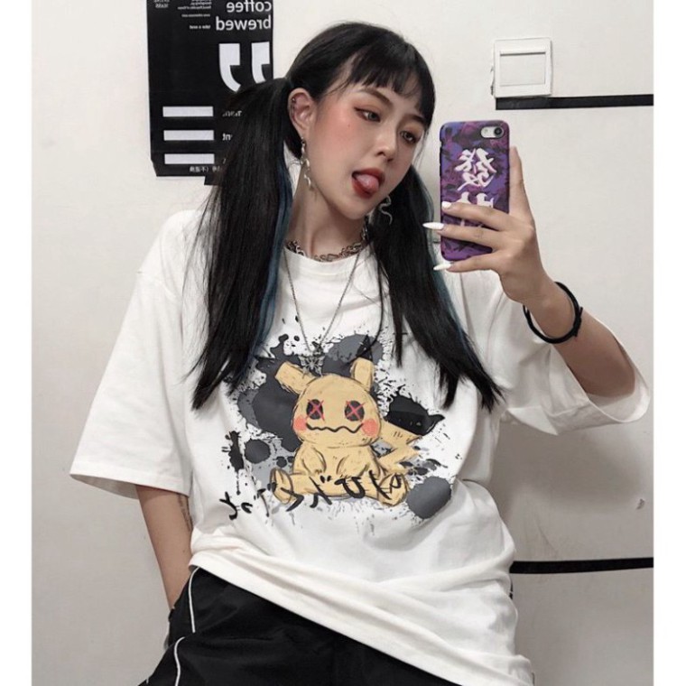 Áo thun tay lỡ Unisex, áo phông form rộng M431 KL SHOP HNSHOP