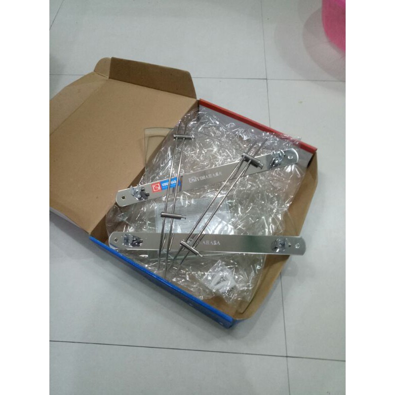 Kệ kính 2 tầng  nhà tắm inox 304