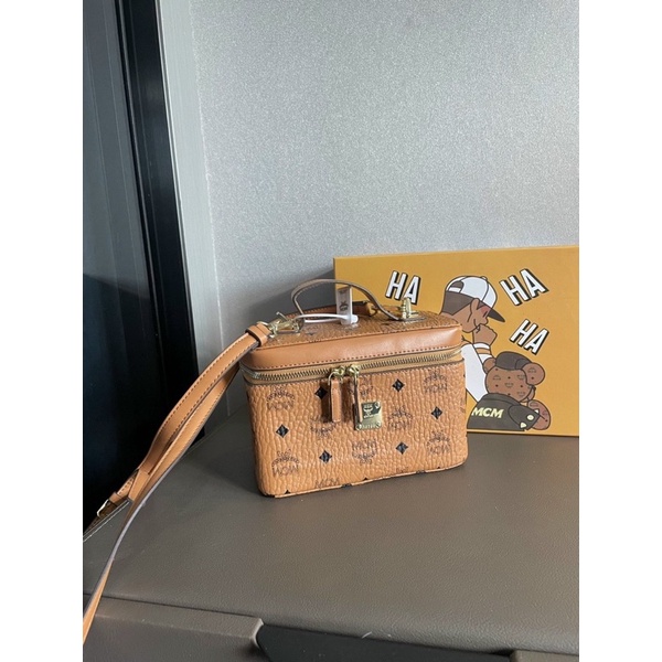 TNS - Túi đeo chéo form hộp M•see•M nâu