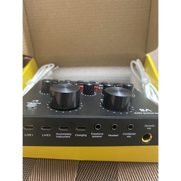 Sound card hát thu âm V8