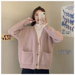 [ORDER] Áo cadigan len có túi ulzzang