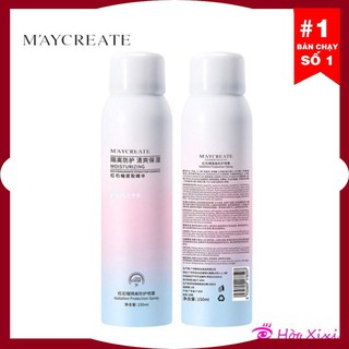 Xịt chống nắng |free ship| xịt chống nắng trắng da maycreate 150ml spf35