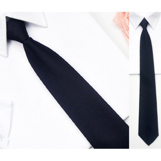 Cà vạt kiểu dây buộc màu trơn chất liệu polyester