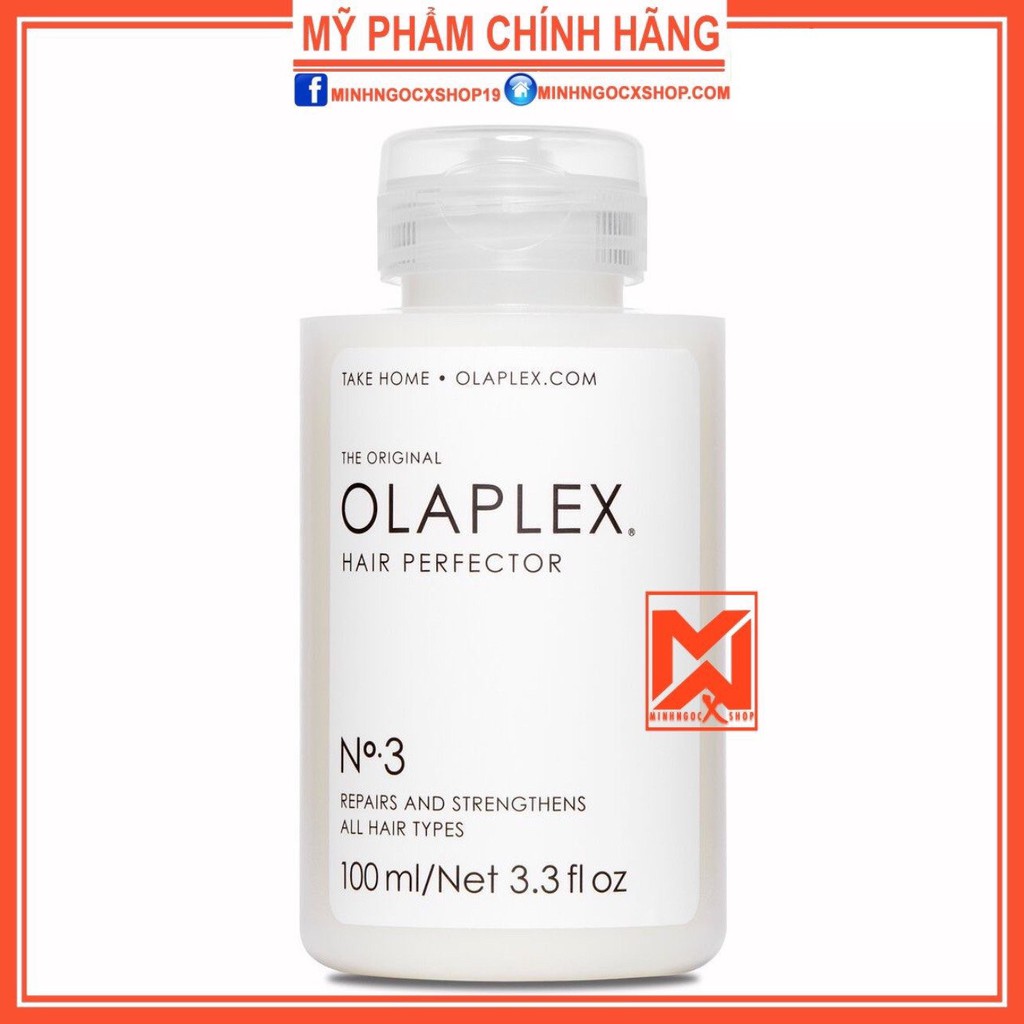 Phục gồi liên kết tóc OLAPLEX NO3 100ml chính hãng - OLAPLEX HAIR PERFECTOR 100ml