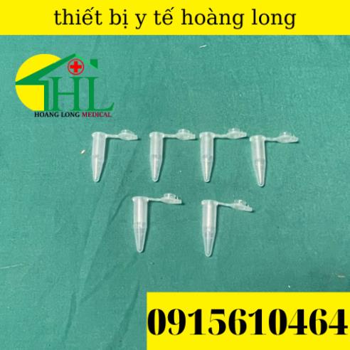 [ Combo 100 ] Ống Lưu Huyết Thanh - Ống Đựng Huyết Thanh - Ống Ly Tâm EPPENDORF 0,5ml nắp bật