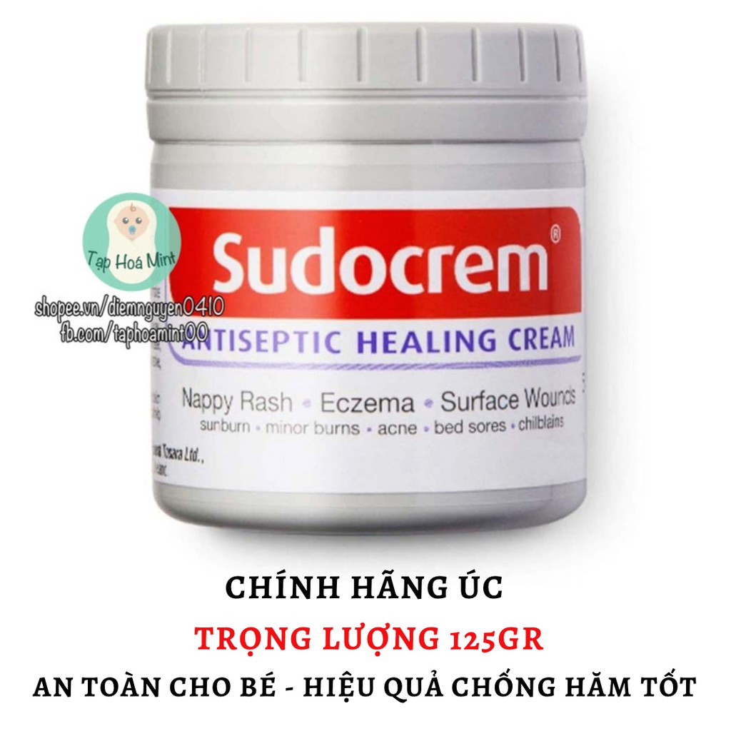 Kem trị hăm tã cho trẻ sơ sinh Sudocrem 125g - Chính Hãng Úc