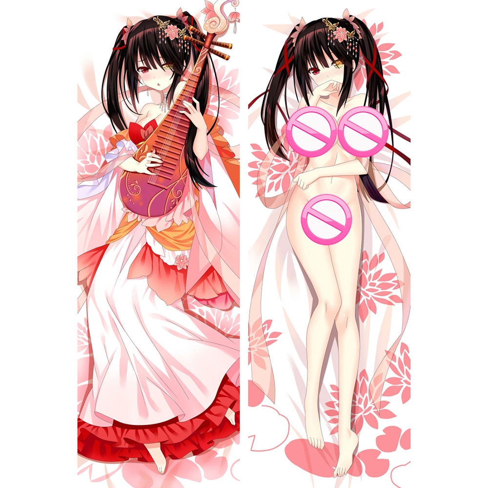 Vỏ Gối In Hình Anime DATE A LIVE Tokisaki Kurumi Dakimakura 60*180cm