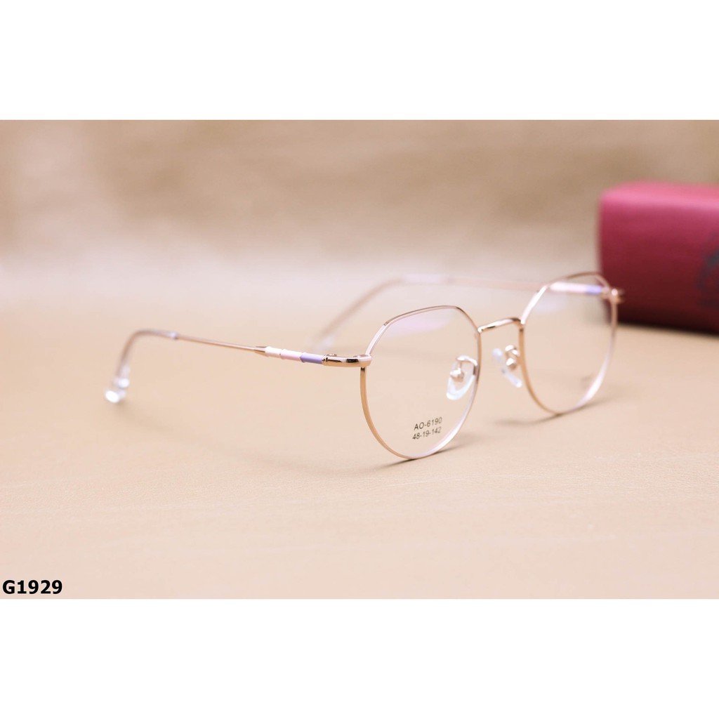 Gọng Kính Cận Hợp Kim Shady Unisex G1929 (Nhiều Màu)