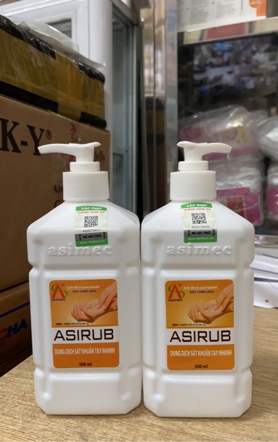 Dung dịch rửa tay khô Asirub chai 500ml( Hàng chính hãng) | BigBuy360 - bigbuy360.vn