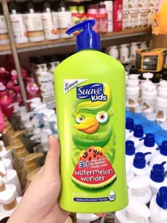 SỮA TẮM GỘI Suave Kids 3in1 giúp mẹ dễ dàng làm sạch