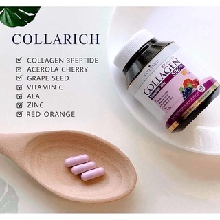 Viên uống Collagen Thailand trẻ hoá làn da Colla Rich 60 viên chính hãng, collagen thái lan 596 Giảm mụn thâm