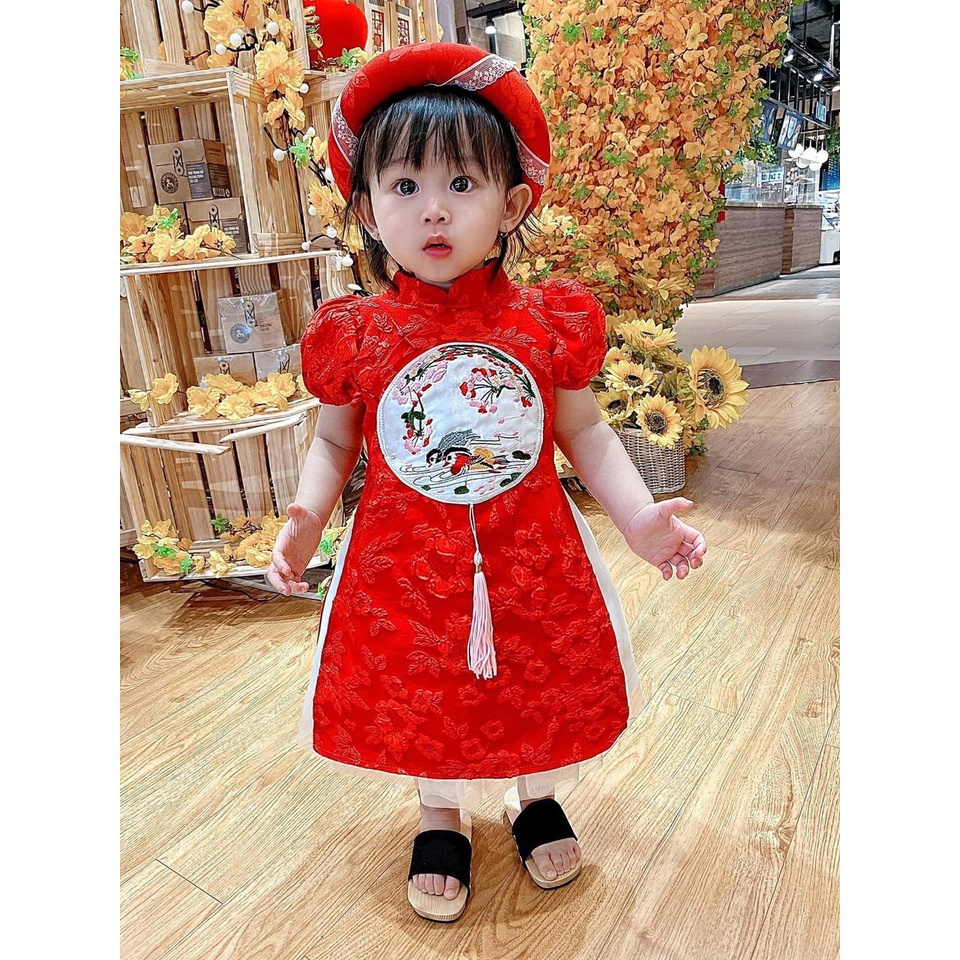 ÁO DÀI BÉ GÁI SIÊU HOT 12/25KG