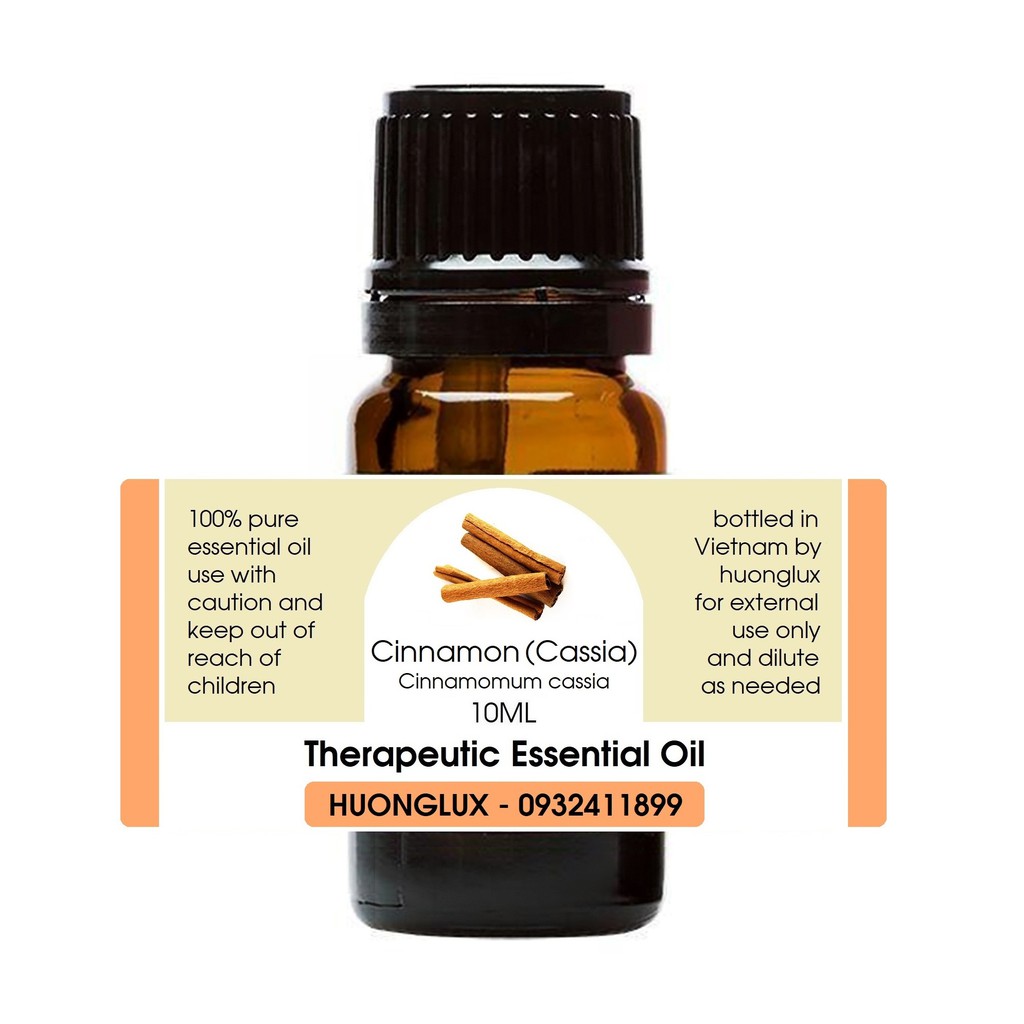 Tinh dầu vỏ quế Cinnamon Bark Essential Oil (Cassia)