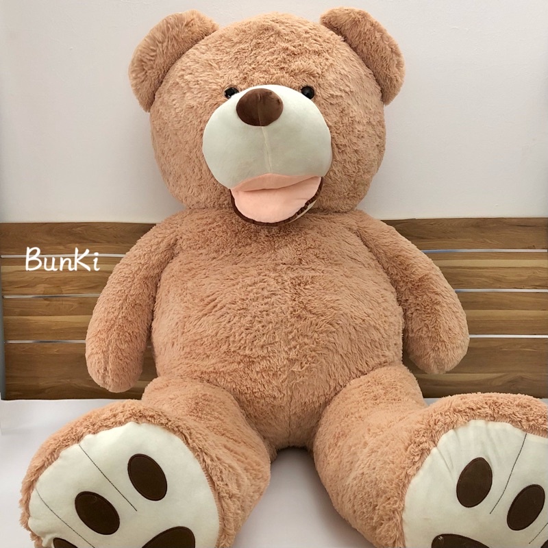 GẤU BÔNG TEDDY NÂU BỰ, GẤU BÔNG NHẬP TO KHỔNG LỒ 200CM