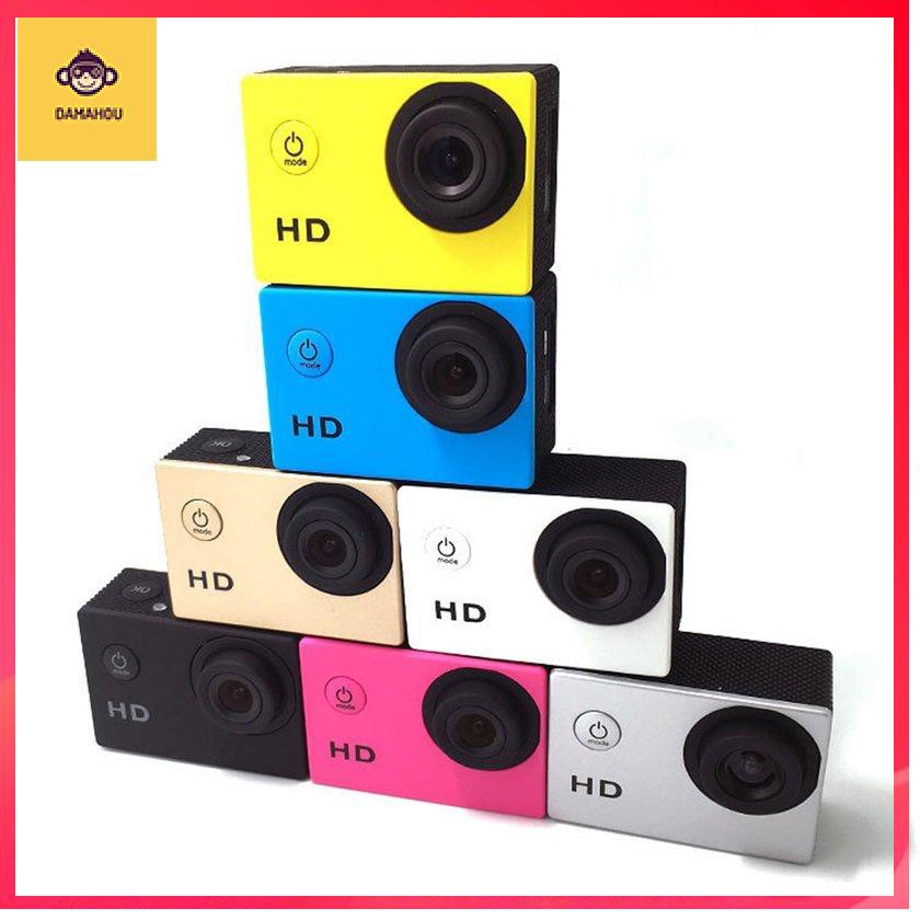 1 Set Camera Hành Trình 30m Mini Dv 1080p Bằng Nhựa Chống Thấm Nước Gắn Mũ Bảo Hiểm / Xe Đạp / Xe Hơi