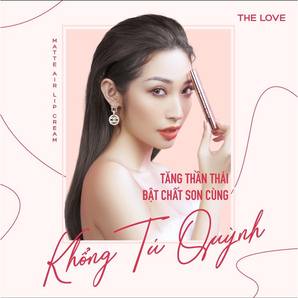 Son Kem THE LOVE Đỏ Đất Siêu bền Màu [Deal sốc 0đ] Chính Hãng 4ml | Thế Giới Skin Care