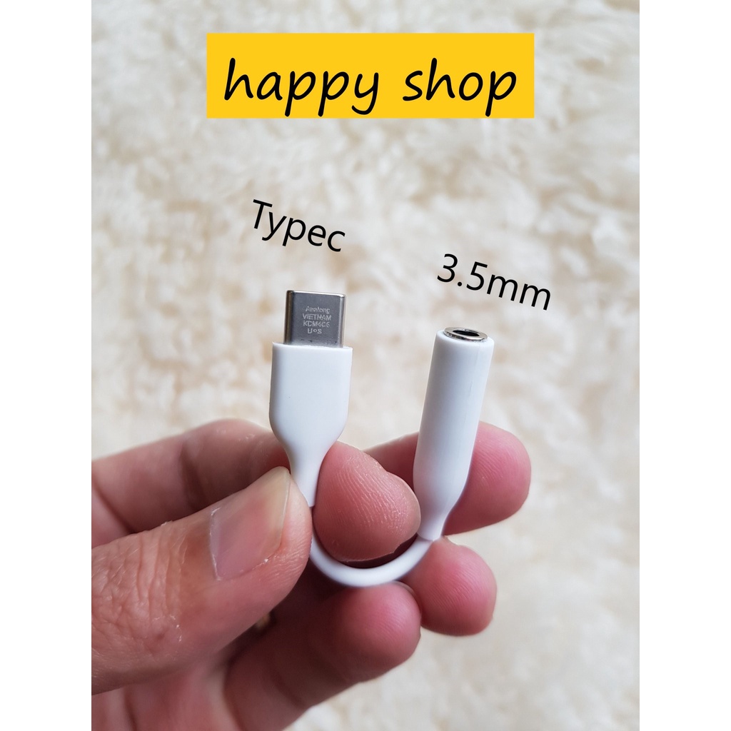 Jack Typec to 3.5 - Cáp Chuyển Đổi Typec sang 3.5mm SamSung Âm Thanh Hay, Kết Nối Ổn Định - BH 1 NĂM Đổi Mới.