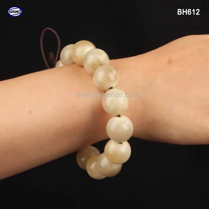 Vòng Tay sừng Giúp Tâm Bạn Tĩnh - Sức Khỏe Bình An - Tài Lộc - Độc Lạ  Hahanco