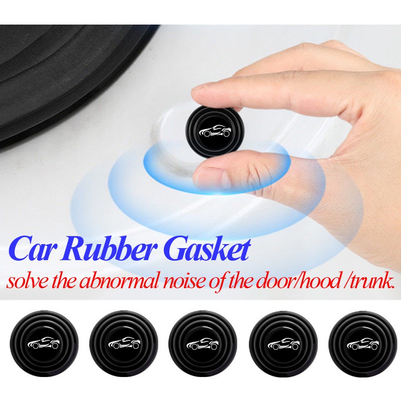 Set 2 Vỏ Cao Su Dán Nắp Động Cơ Xe Hơi Chống Ồn