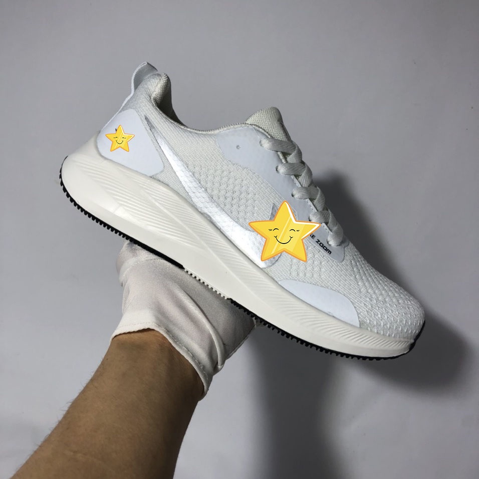 Giày Thể Thao Sneaker Nam 𝐍𝐈𝐊𝐄 𝐙𝐎𝐎𝐌 Siêu Nhẹ - Giày 𝐍𝐈𝐊𝐄 𝐙𝐎𝐎𝐌 Thời Trang Màu Trắng Cao Cấp Siêu Đẹp