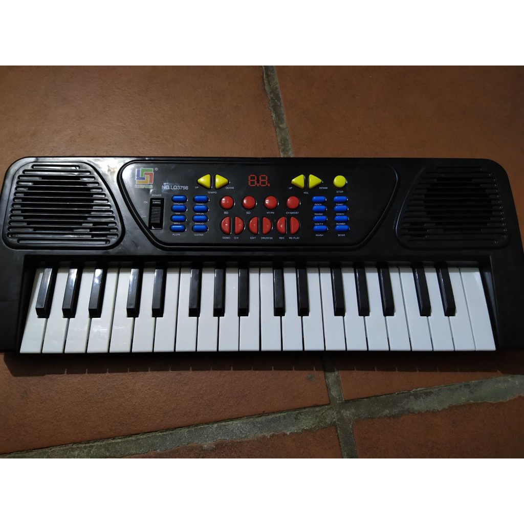 Đàn piano điện tử 37 Phím Kèm Mic Cho Bé