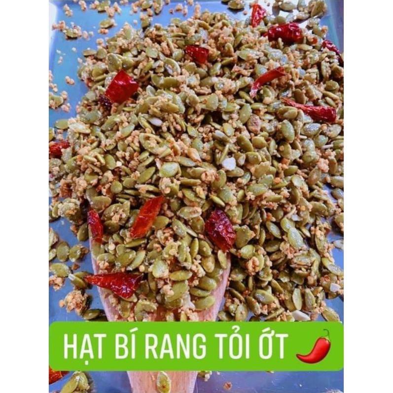 Hạt Bí Rang Tỏi Ớt Béo Mặn 500gr [FREE SHIP] TỪ ĐƠN 50K, [Loại Đặc Biệt] Hàng ngon nhà làm