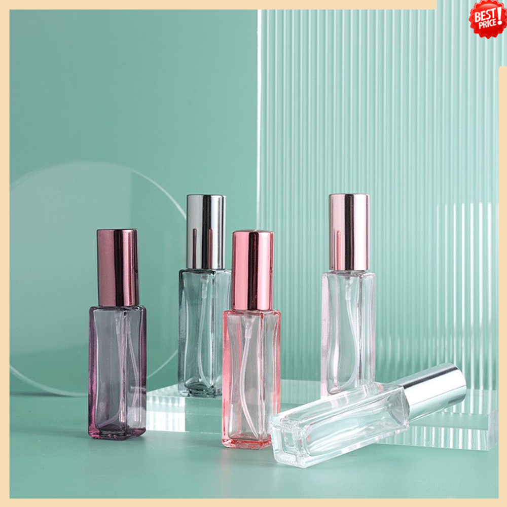 Chai Xịt Nước Hoa Mini Vỏ Thủy Tinh Nhiều Màu Sắc 10ML 20ML
