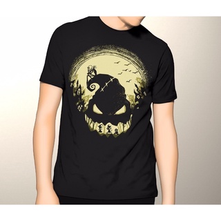 Áo thun cotton nam in hình Nightmare Before Christmas Jack Skellington Boogie vui nhộn mới\n