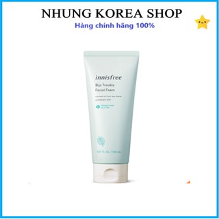(Đủ Bill)Sữa Rửa Mặt Innisfree Bija Trouble Facial Foam 150ml Cho Da Dầu Mụn