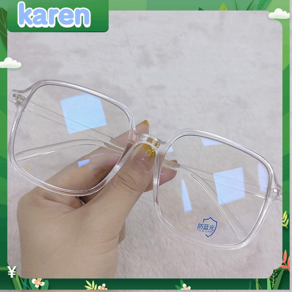 Mắt Kính Gọng Vuông Trong Suốt Siêu Nhẹ Độ Phân Giải Cao 1.0~-4.0 Màu Sắc Cổ Điển Dành Cho Nam Và Nữ