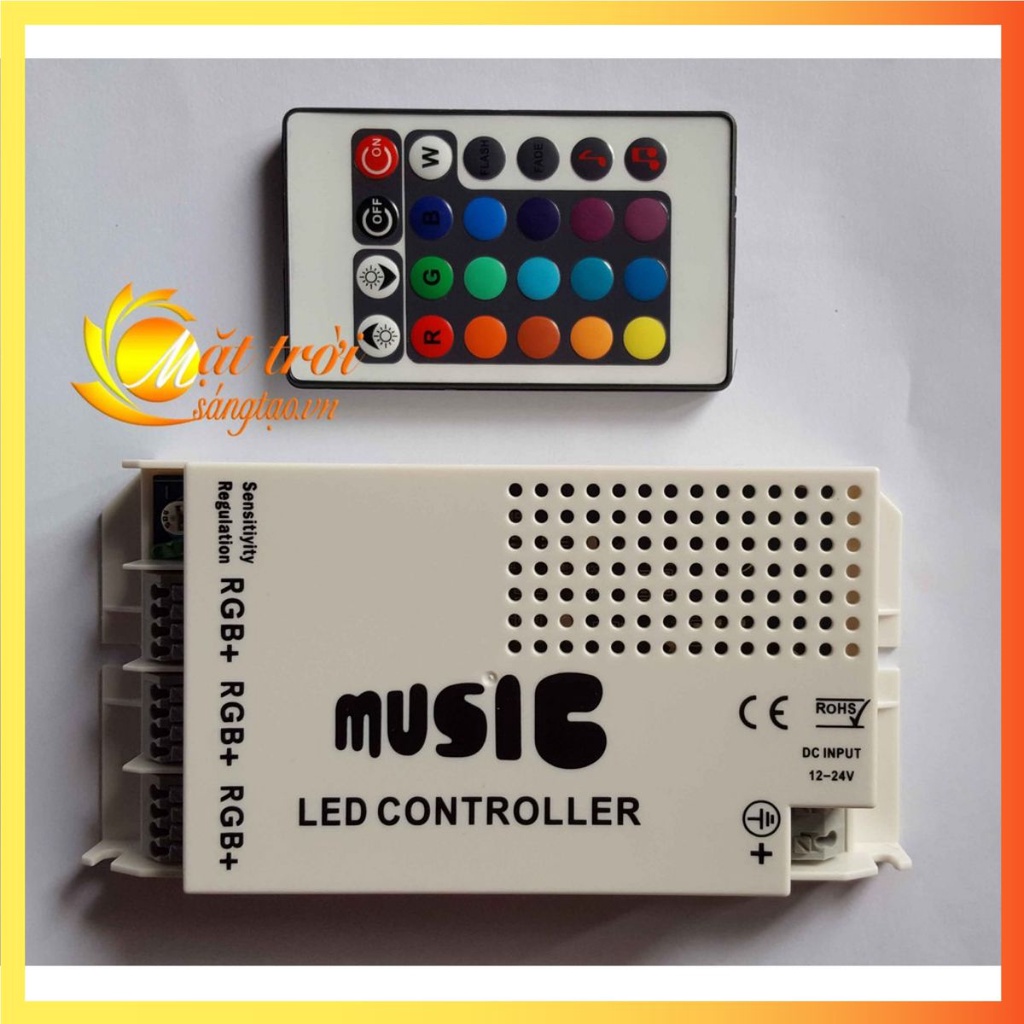Mạch điều khiển LED RGB đổi màu cảm biến âm thanh