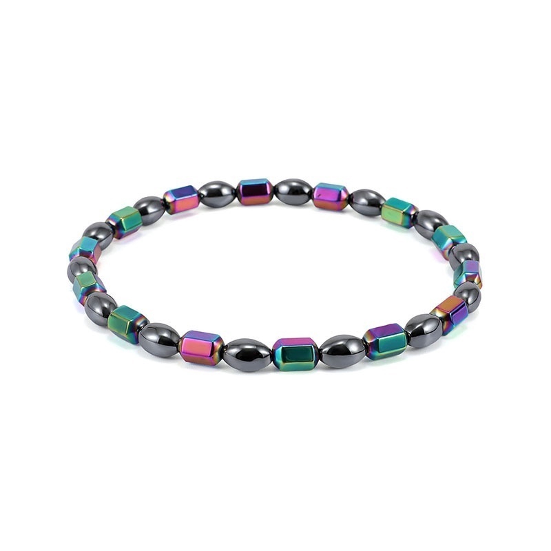 Lắc Chân Chuỗi Hạt Đá Hematite Giảm Cân Chống Mệt Mỏi Chăm Sóc Sức Khỏe