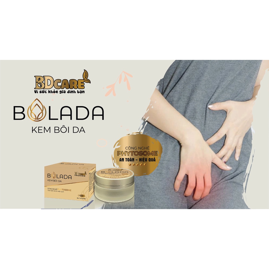 Kem bôi da Bolada phòng ngữa các bệnh ngoài da ngăn ngừa và loại bỏ các loại nấm trên da