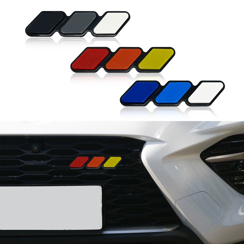 Miếng Dán 3D Bằng Kim Loại Trang Trí Thân Xe Hơi Toyota Corolla Tacoma 4Runner Tundra Tri-Màu